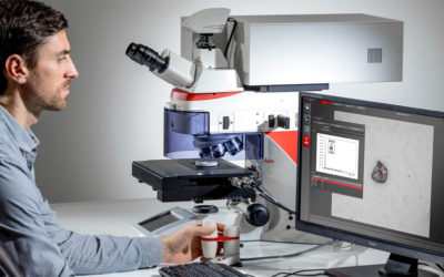 Solución de análisis de composición microestructural DM6 M LIBS